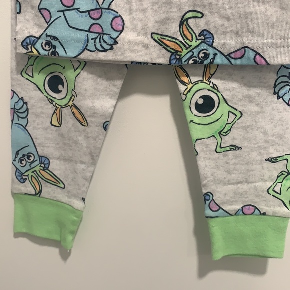 Disney Monster Inc 2 Piece Pajama Set includes Top and Pants size 2T. - Picture 6 of 9